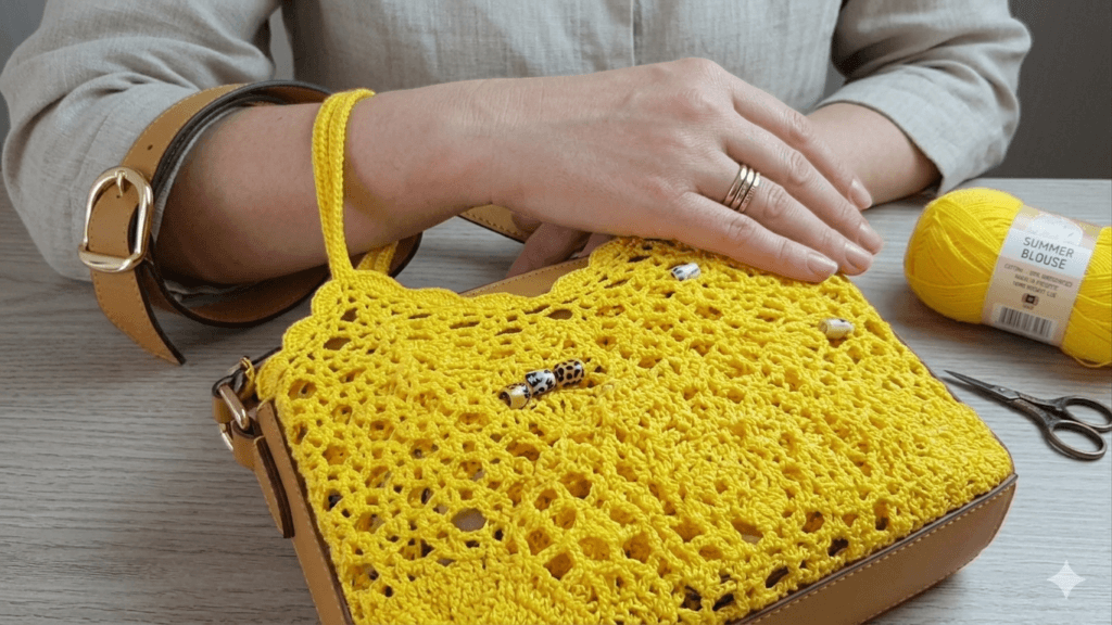 Easy Crochet Pattern for Beginners ๐ธ Summer Crochet Stitch Tutorial 5 crochet bag pattern handmade summer tote