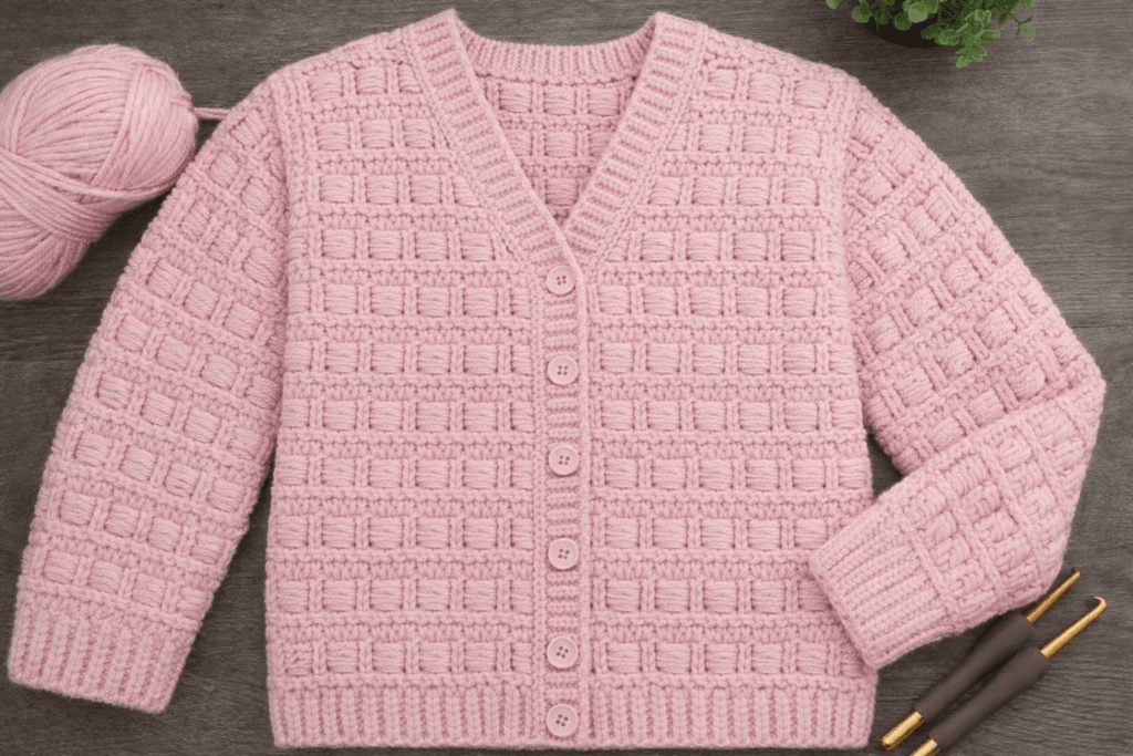 Easy Crochet Pattern π± Beautiful 3D Brick Stitch for Beginners 3 crochet cardigan pattern handmade lightweight design easy step by step tutorial for beginners stylish and comfortable cardigan