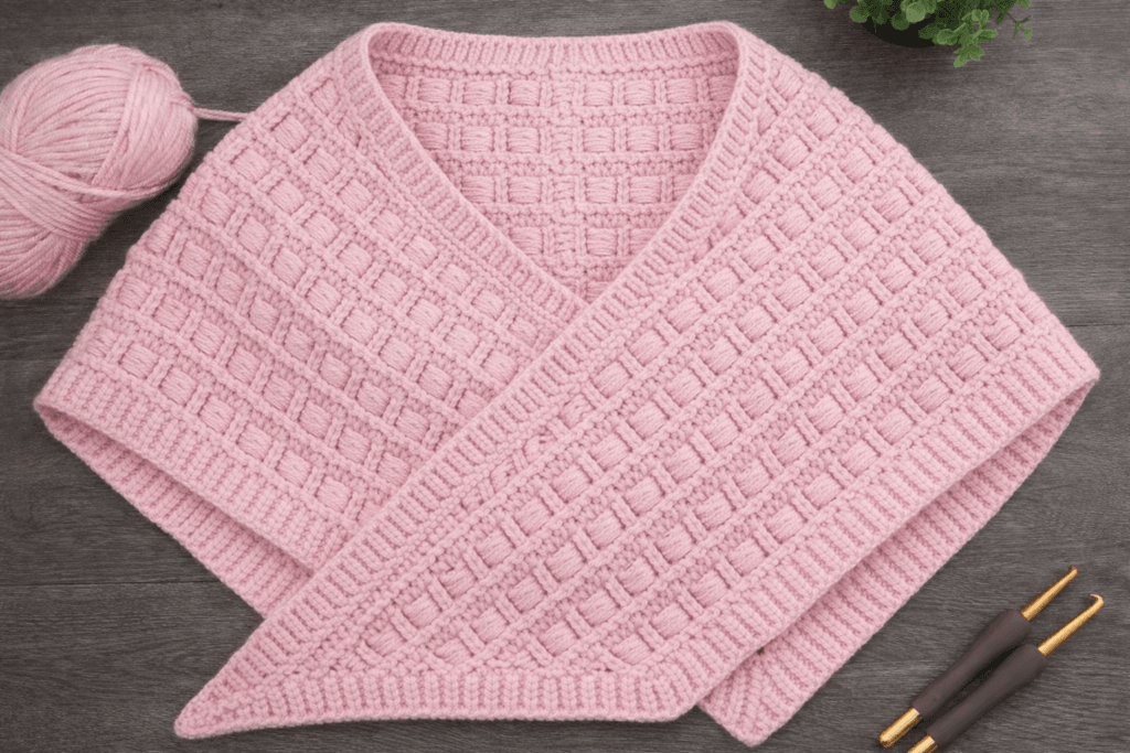 Easy Crochet Pattern π± Beautiful 3D Brick Stitch for Beginners 5 crochet shawl pattern elegant lightweight handmade