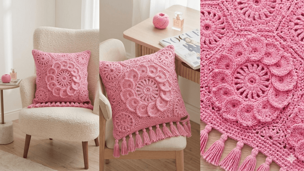 decorative crochet pillow cover floral handmade design.jpg