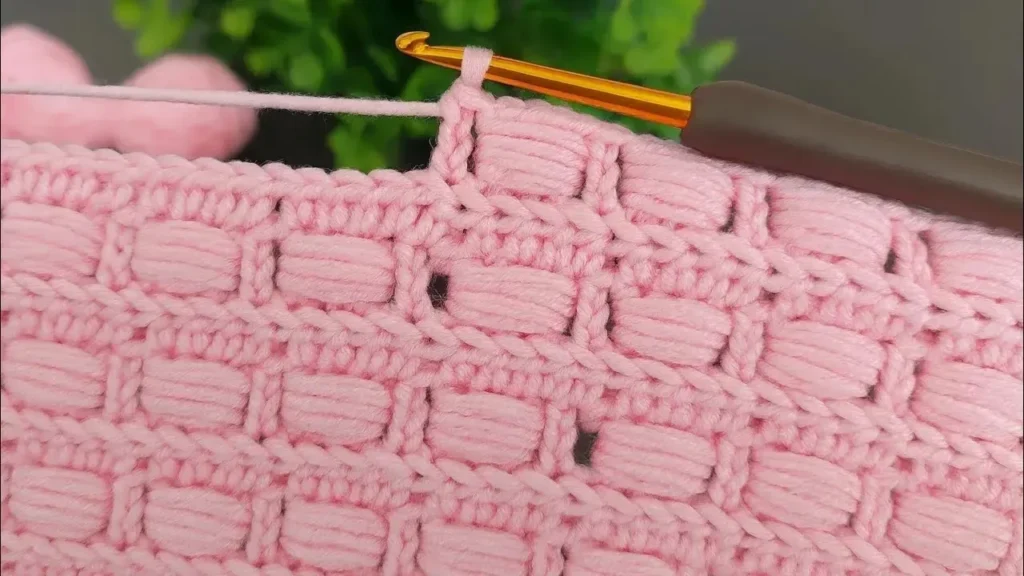 Easy Crochet Pattern 😱 Beautiful 3D Brick Stitch for Beginners