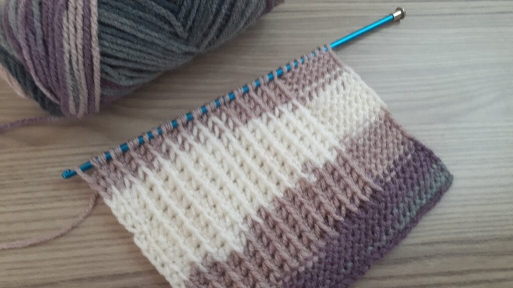 Tunisian Crochet Blanket Pattern 😍 Easy & Beginner-Friendly Stitch